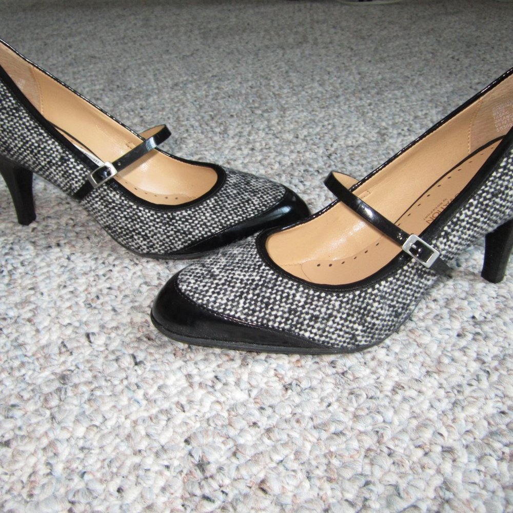 Rockport Houndstooth Mary Jane Pumps